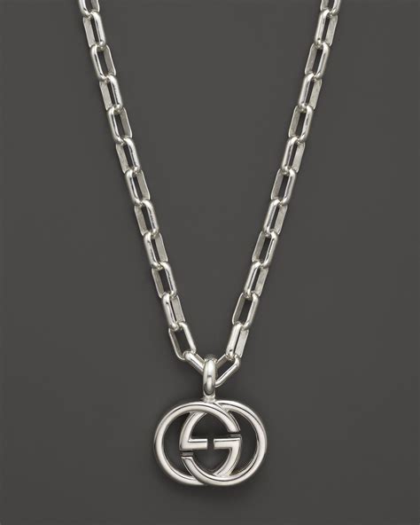 gucci necklace womens double g|gucci interlocking g necklace men's.